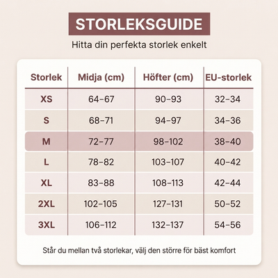Formande shorts med platt mage-effekt