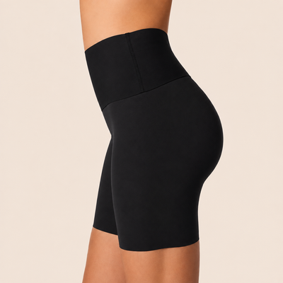 Formande shorts med platt mage-effekt
